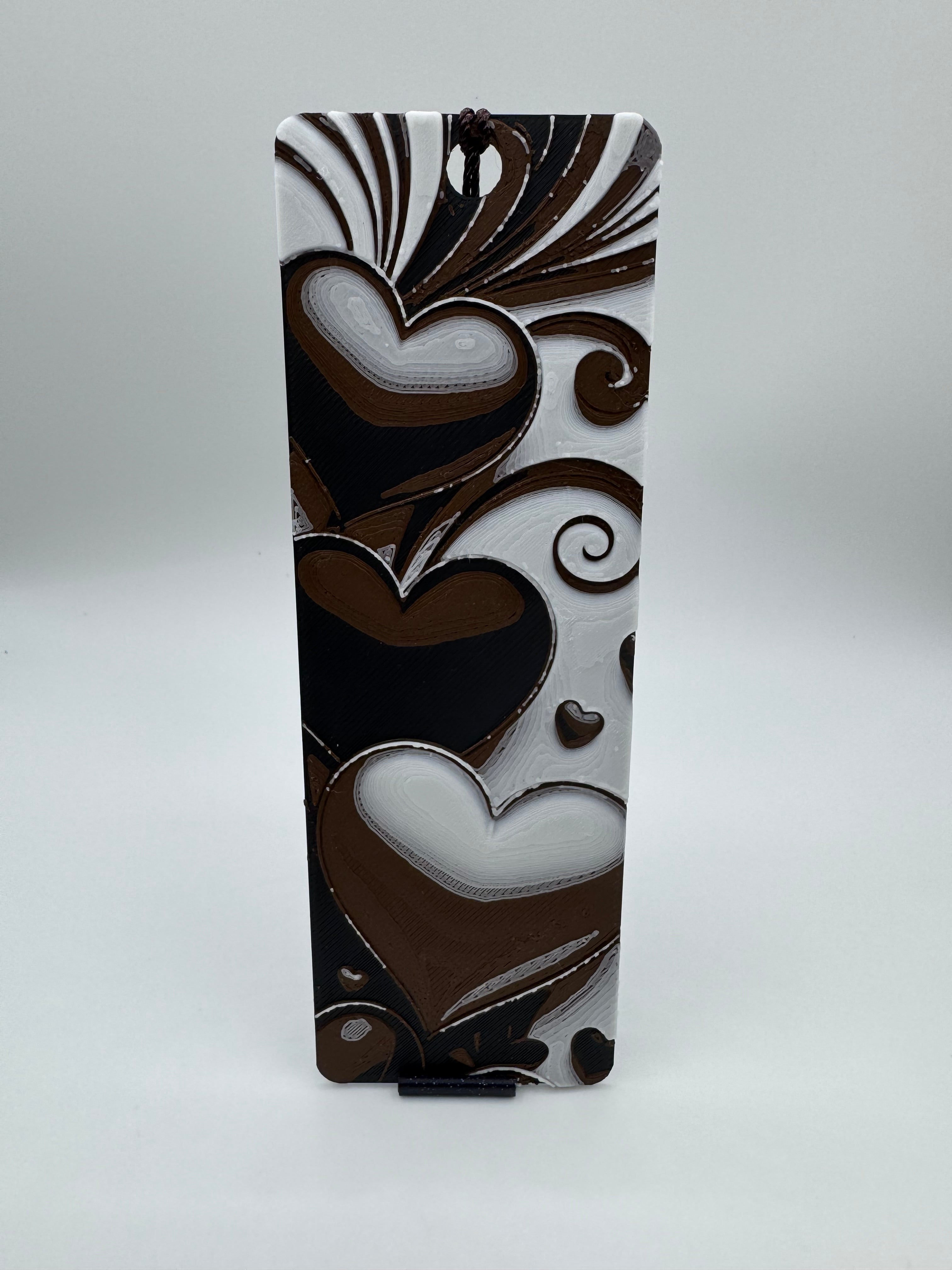 Chocolate Hearts 3D Printed - Hueforge