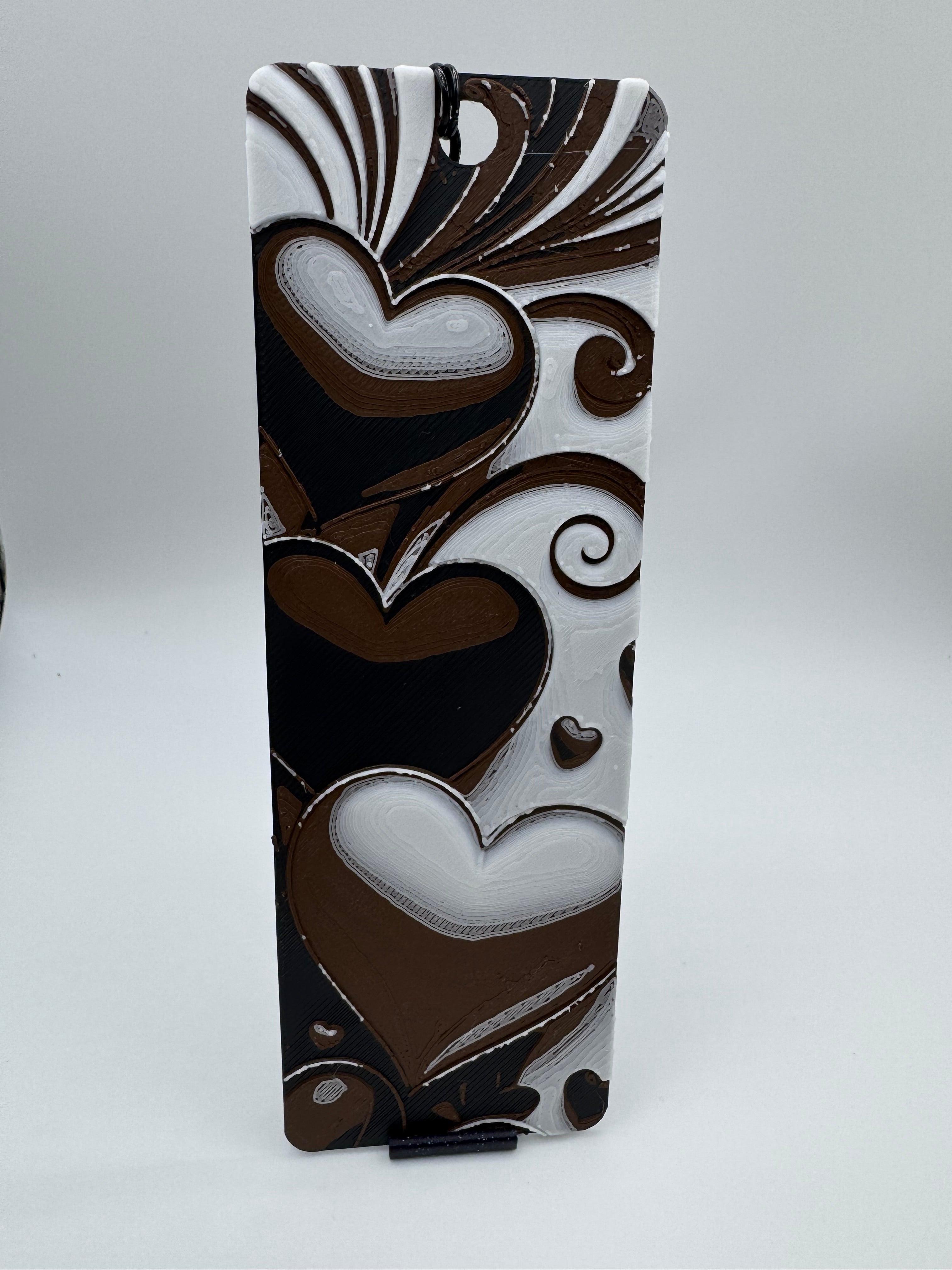 Chocolate Hearts 3D Printed - Hueforge