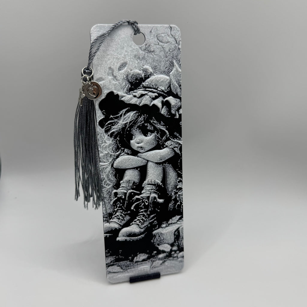 Pouting Girl 3D Printed - Hueforge