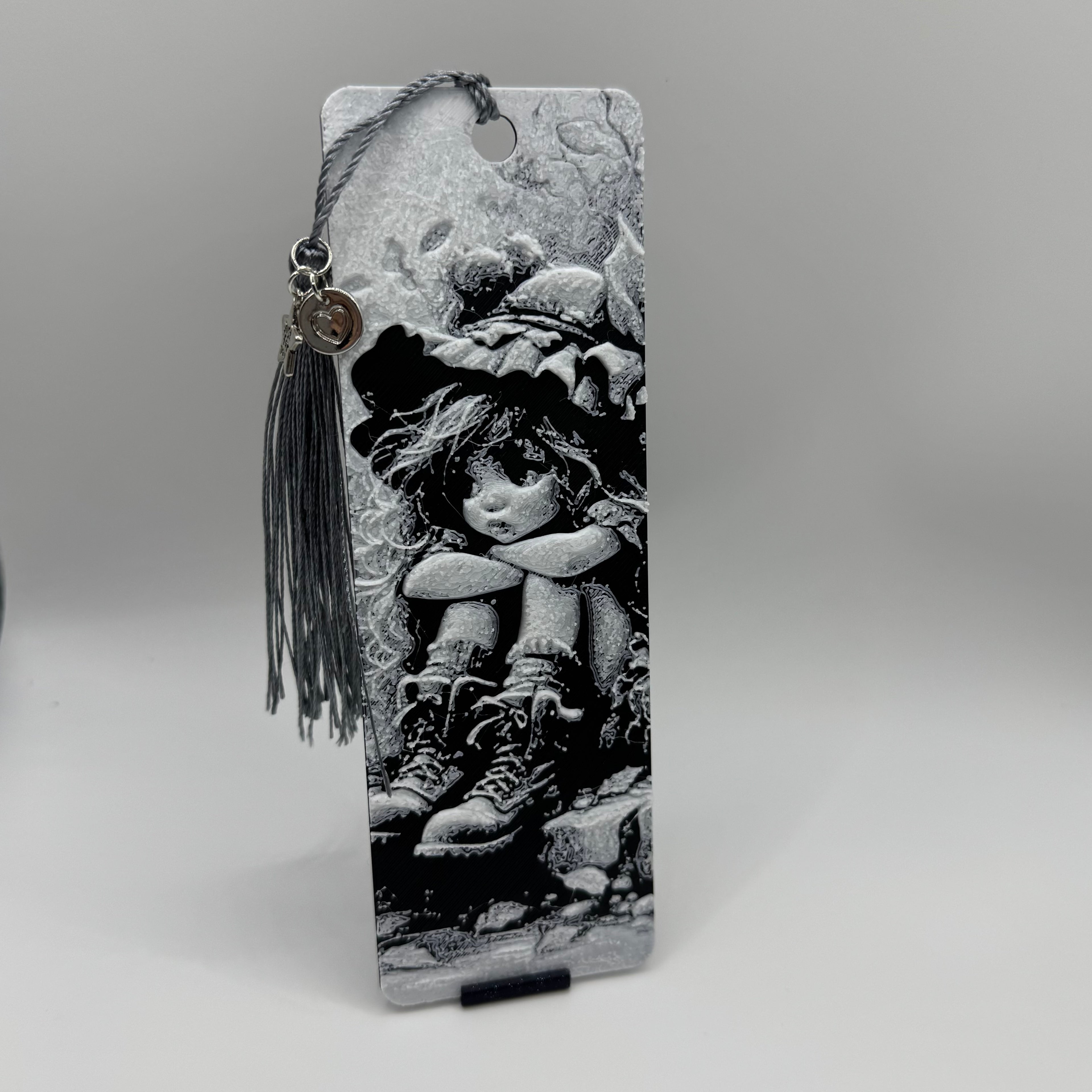 Pouting Girl 3D Printed - Hueforge