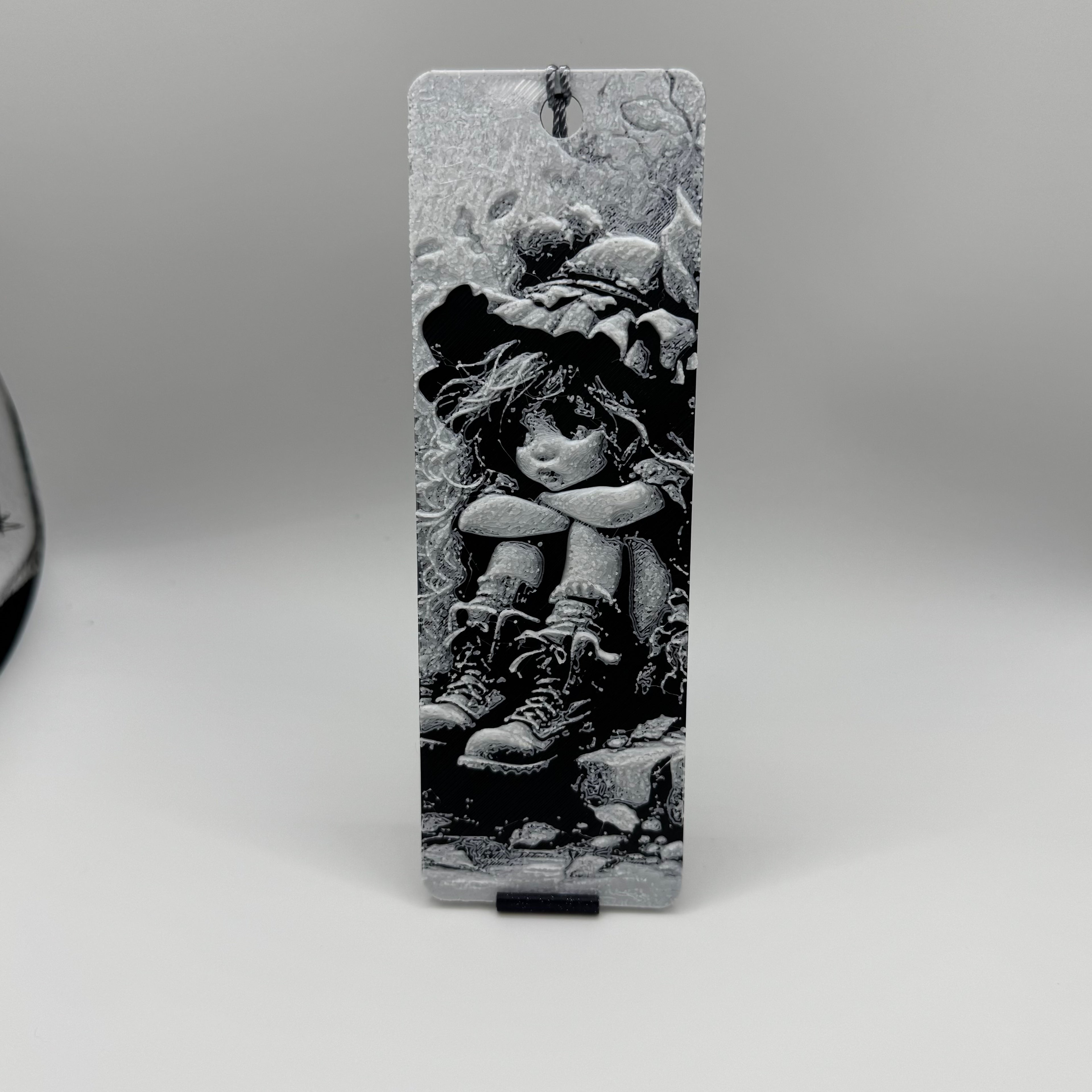 Pouting Girl 3D Printed - Hueforge
