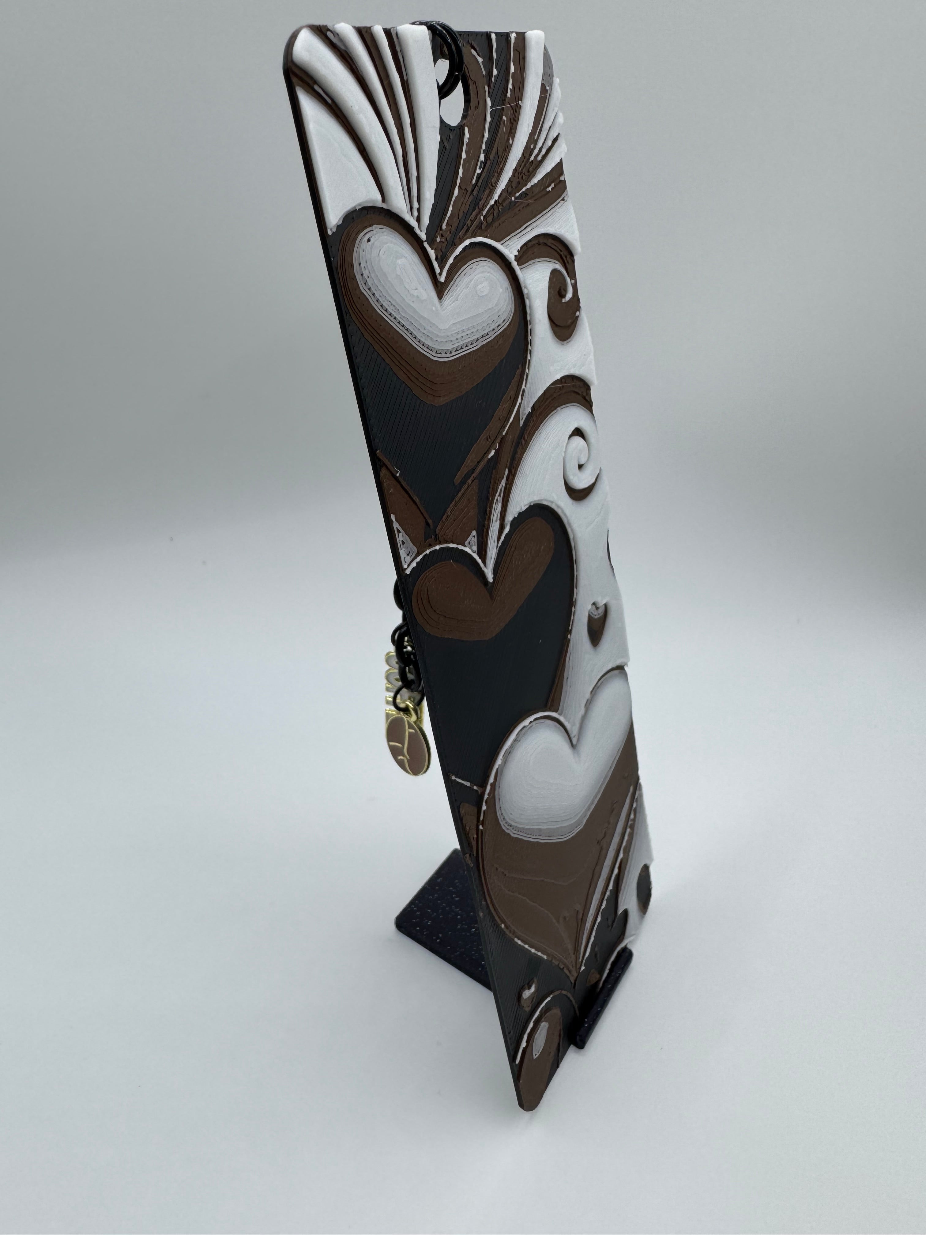 Chocolate Hearts 3D Printed - Hueforge