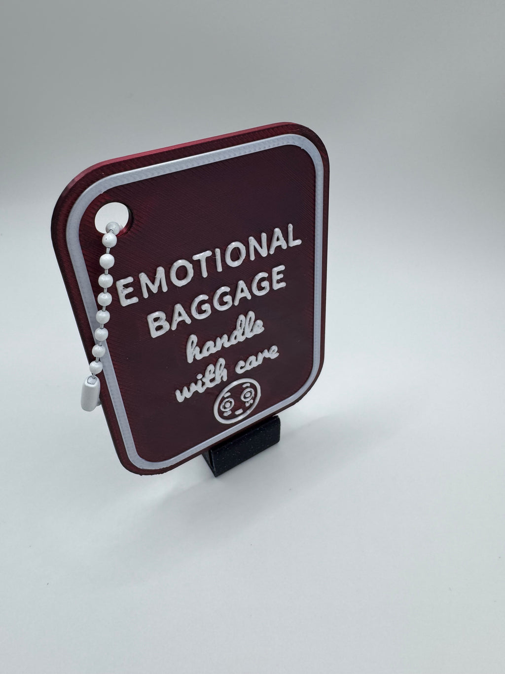 Luggage Tag - Emotional Baggage "handle with care"