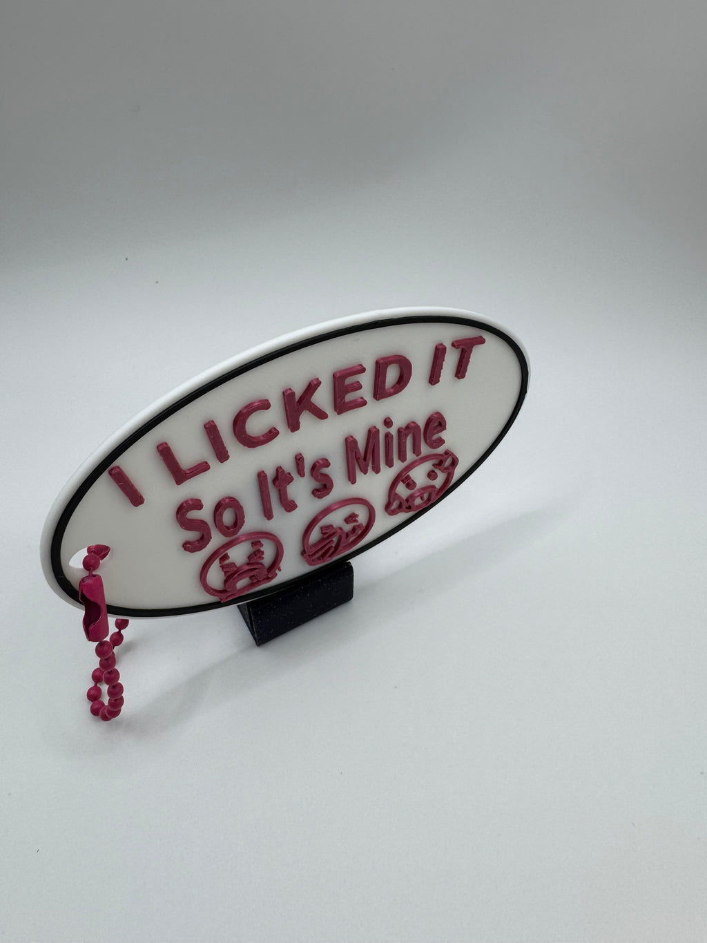 Luggage Tag - Large "I licked it - So It's Mine"