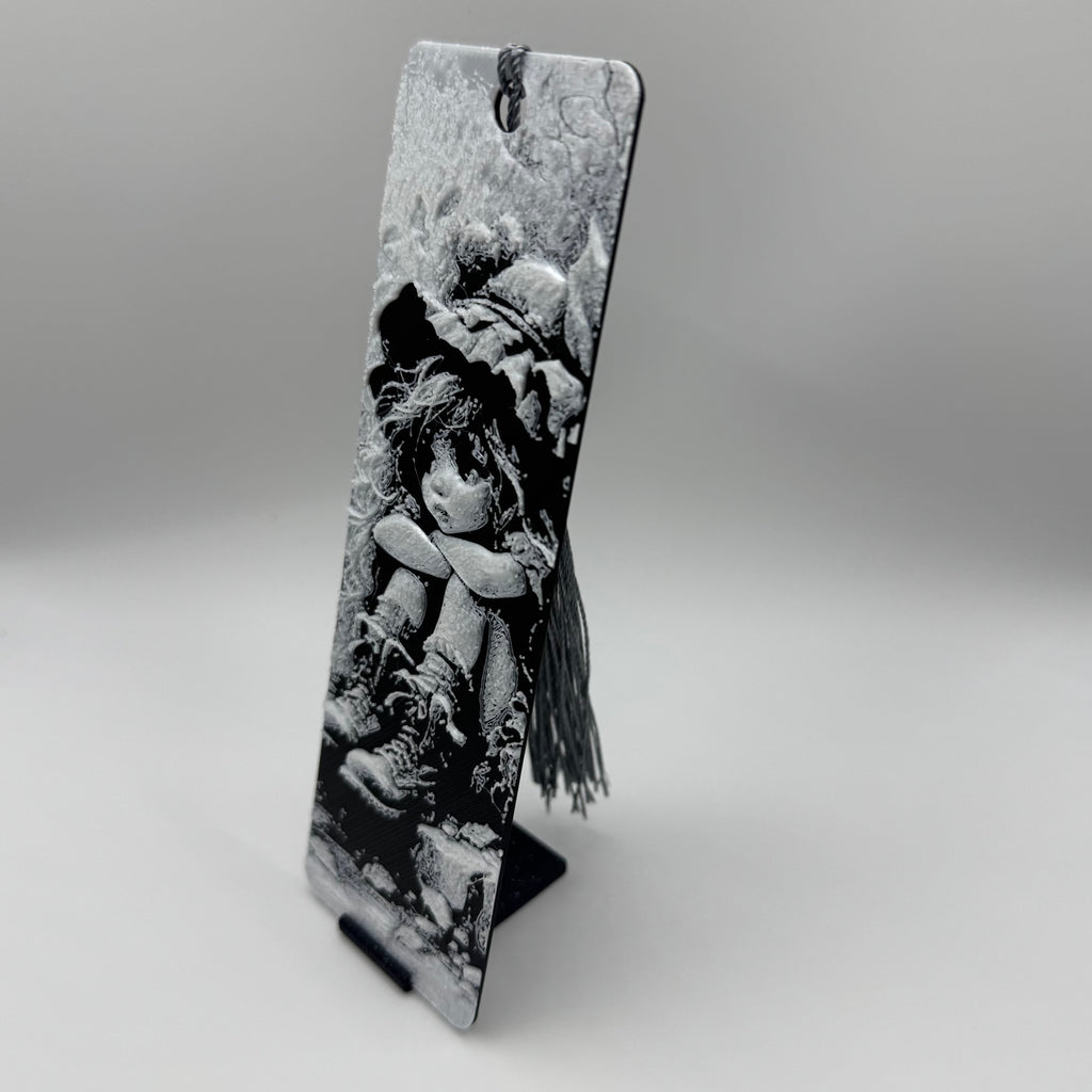 Pouting Girl 3D Printed - Hueforge