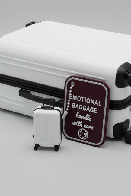 Luggage Tag - Emotional Baggage "handle with care"