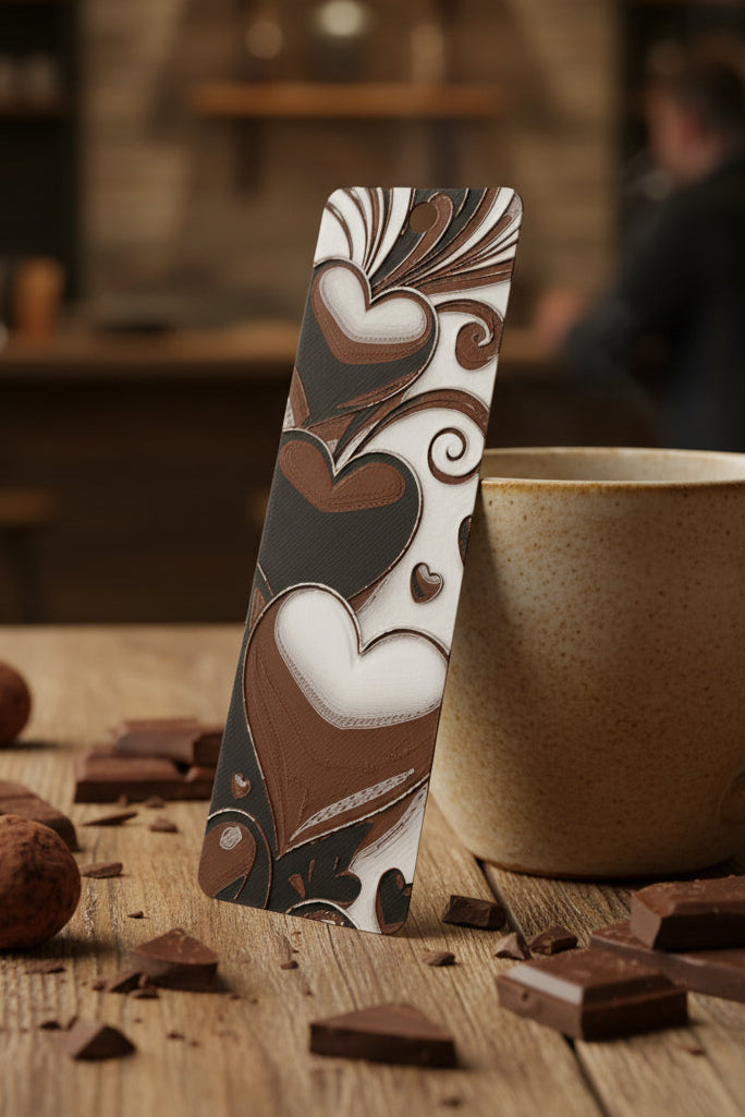 Chocolate Hearts 3D Printed - Hueforge