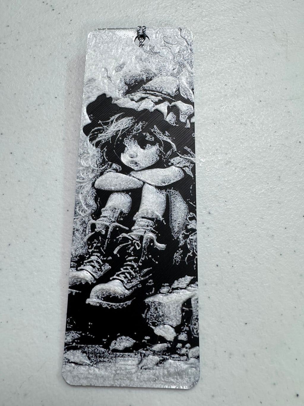 Pouting Girl 3D Printed - Hueforge
